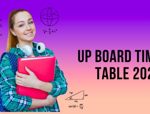 UP Board Time Table 2024