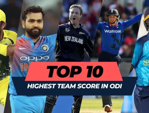 Top 10 Highest Team Score in ODI
