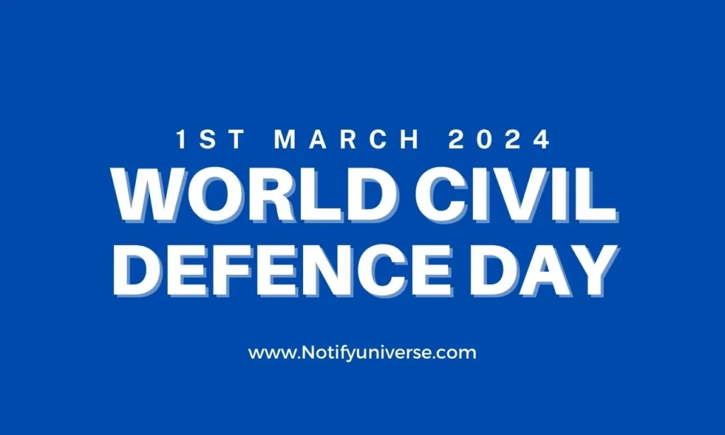 World Civil Defence Day 2024